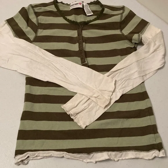 Girls Striped Top - Picture 1 of 2